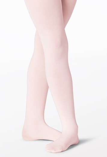 ballet stocking nylon stocking with foot pink